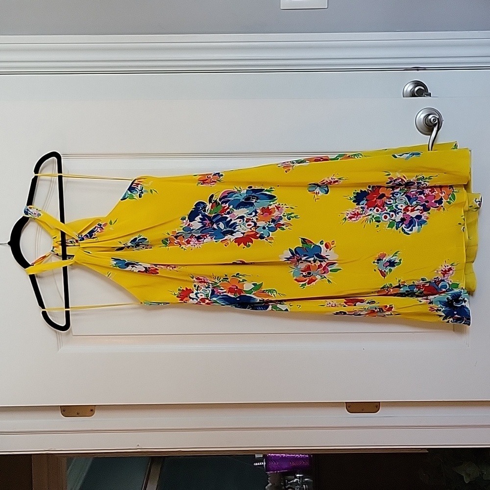 Polo Ralph Lauren Yellow Floral Dress